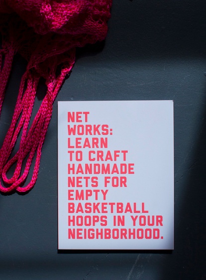 Net Works: Learn To Craft Handmade Nets For Empty Basketball Hoops In Your Neighborhood